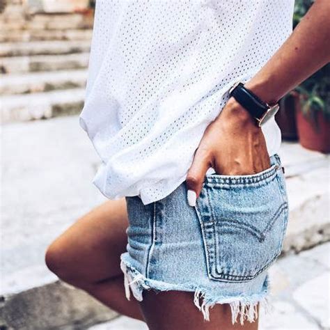 Denim Shorts Outfit Summer Shorts Outfits Spring Summer Outfits