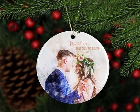 First Christmas Ornament Married Our First Married Christmas Etsy