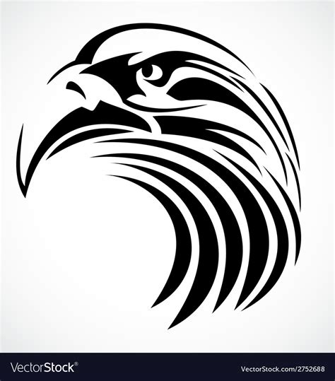 The eagle head tattoo originated from iraq and then gradually spread to the people of europe and russia. Tribal eagle head Royalty Free Vector Image - VectorStock