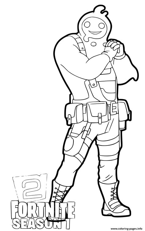 Fortnite Chapter 2 Rippley Coloring Page Printable