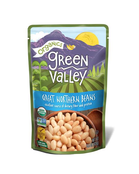Green Valley Great Northern Beans Pouch Green Valley Organics