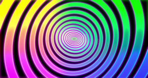 Abstracts Rainbow Spiral Psihodelic Tunnel Background Seamless Loop 4k