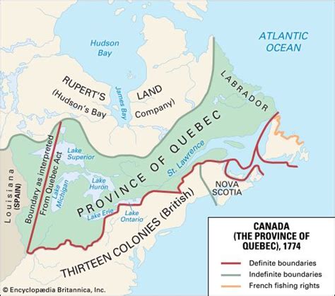 Quebec Act Great Britain 1774