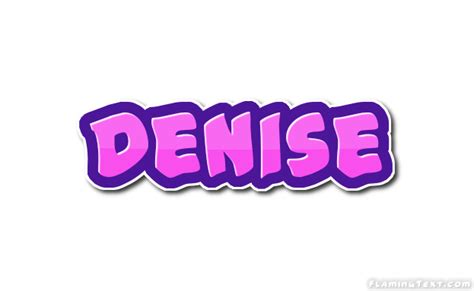 Denise Logo Free Name Design Tool From Flaming Text