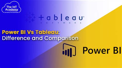 Power BI Vs Tableau Difference And Comparison