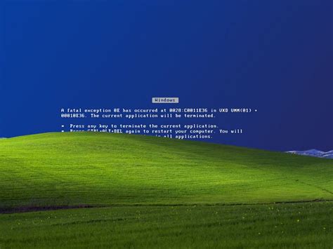 Windows Xp Error Microsoft Windows Blue Screen Of Death Wallpaper
