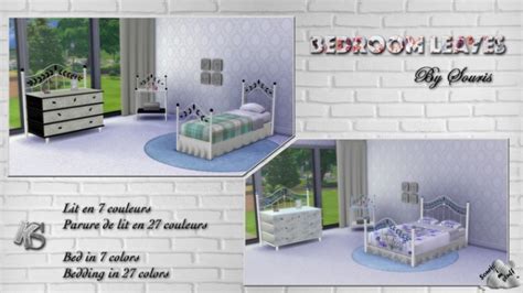 Leaves Bedroom By Souris At Khany Sims Sims 4 Updates