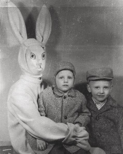 Hoppy Easter Creepy Vintage Creepy Old Photos