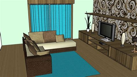 Sketchup Components 3d Warehouse Living Room Modern Interior Living Room