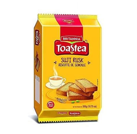 Britannia Toastea Suji Rusk 10 75oz 305g Biscotte De Semoule