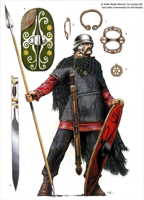 Gallicceltic Noble Warrior Celtic Warriors Gaul Warrior Ancient