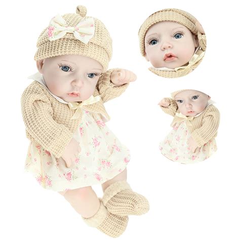 Full Body Soft Vinyl Newborn Lifelike Baby Doll Realistic