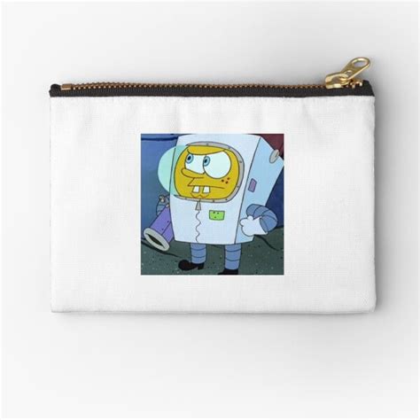 Meme Spongebob Zipper Pouch For Sale By Poniamy Redbubble