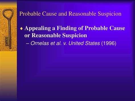 Ppt Chapter Three Probable Cause And Reasonable Suspicion