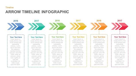 Infographic Arrow Timeline Powerpoint Template And Keynote Slide