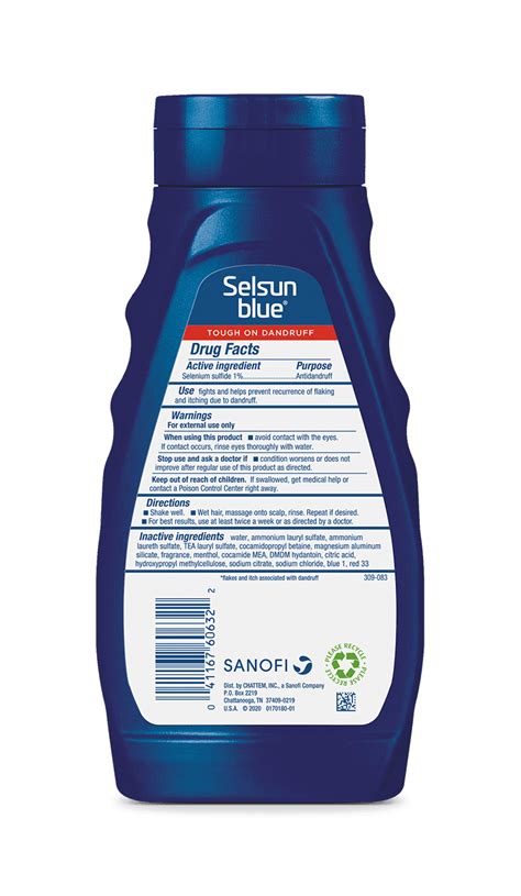 Selsun Blue Medicated Anti Dandruff Shampoo With Menthol 11 Maximum