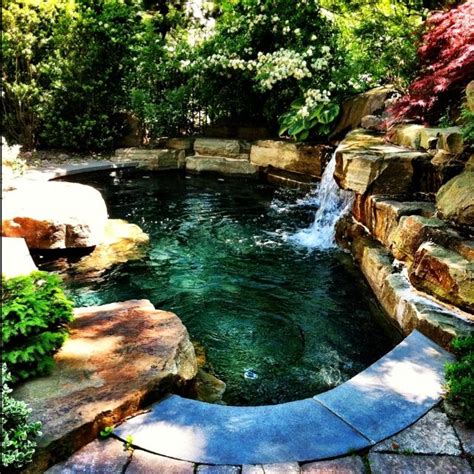 Mini Inground Pools With Waterfall Yahoo Image Search Results