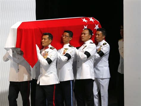 Final Tributes To Mr Lee Kuan Yew In Private Ceremony Today