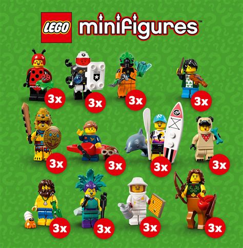 Lego 71029 Minifiguren Serie 21 Meistens Mit Gleichmäßiger Verteilung