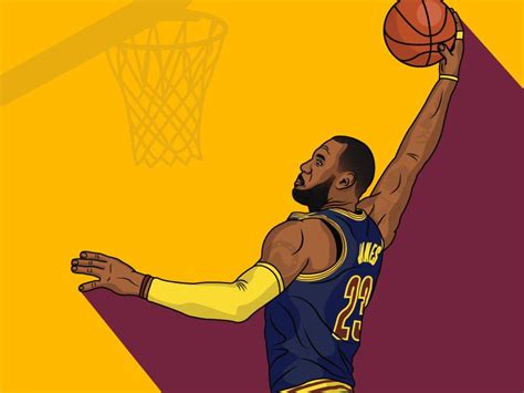 Learn how to draw lebron james dunk pictures using these outlines or print just for coloring. Lebron James | Lebron james, Nba art, Lebron