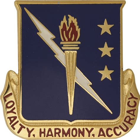 93rd Signal Brigade Unit Crest Loyalty Harmony Accuracy