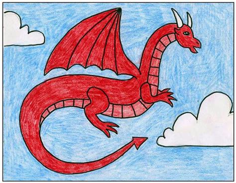 Dragon Red · Art Projects For Kids