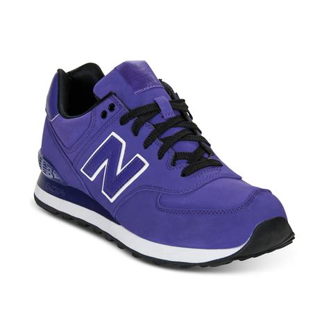 New Balance 574 Sneakers In Purpleblack Purple For Men