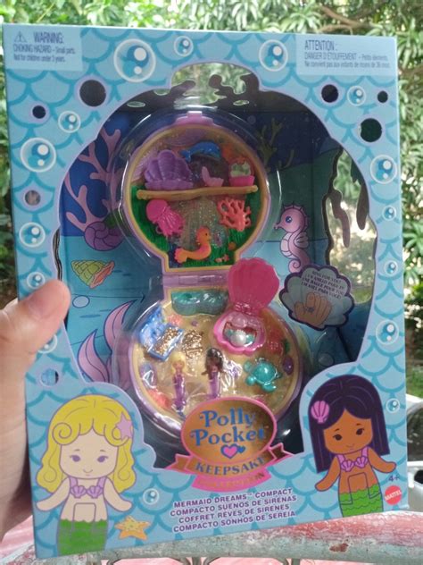 Polly Pocket Keepsake Collection Mermaid Dreams Purple Tails Only