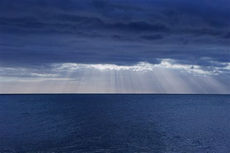 Fotos Gratis Mar Costa Oceano Horizonte Nube Cielo Luz De Sol