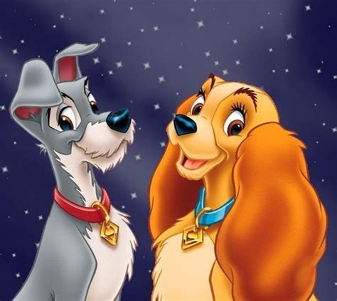 22 Cute Cartoon Couples In Love Lady And The Tramp Couple Cartoon Disney