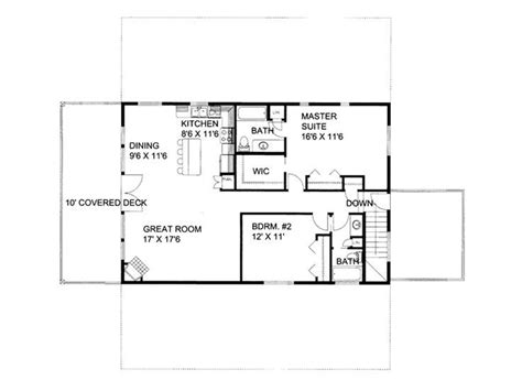 The perfect complimentary structure to your mascord contemporary home! 2nd Floor Plan of garage apartment plan... | Garage house plans, Farmhouse style house plans ...