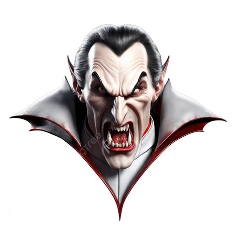 Dracula Showing His Fangs 3d Png Vector Psd And Clipart With