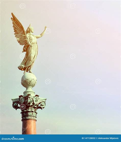 Angel Statue In Copenhagen Denkamrk Stock Photo Image Of Statue