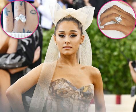 Ariana Grandes Engagement Rings From Dalton Gomez And Ex Pete