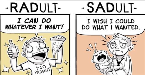 The Four Stages Of Adulthood Comic