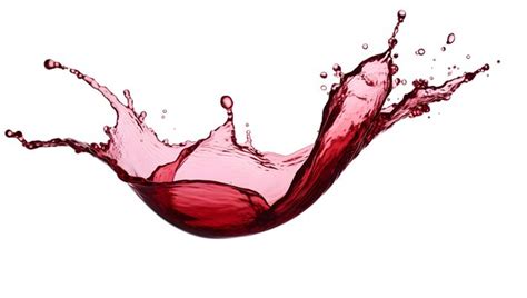 Premium Ai Image Red Wine Splash Isolated On Transparent Or White