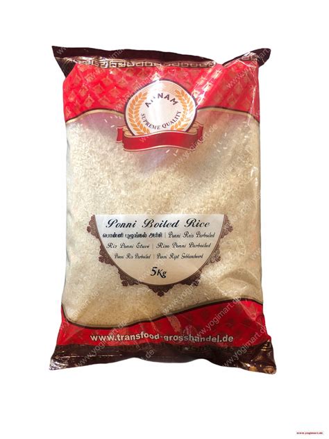 Annam Ponni Boiled Rice 5 Kg Yogi Mart Online Indian Grocery Store
