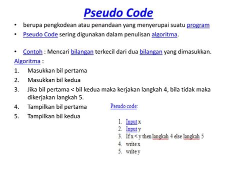 √ Pseudocode Dalam Penulisan Algoritma Wanjay