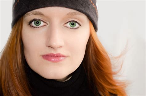 Woman With Green Eyes Free Stock Photo Public Domain Pictures