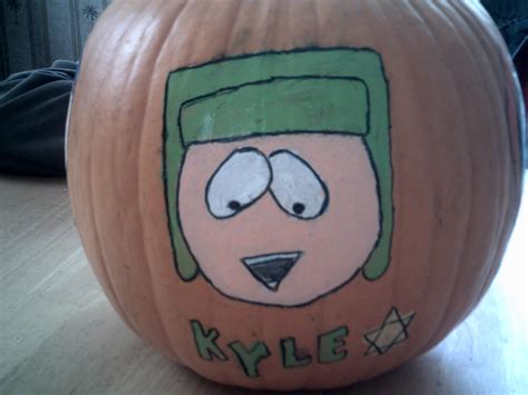 South Park Pumpkin Kyle By Rainbowxbutterfly On Deviantart