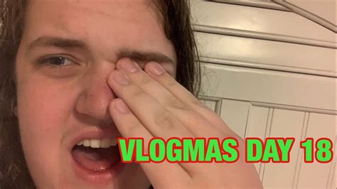 Poked My Eye Vlogmas Day 18 Youtube