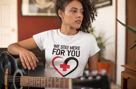 Support Nurse Shirt We Stay Here For You Please Stay Home For Us Nursing Shirts Nursing