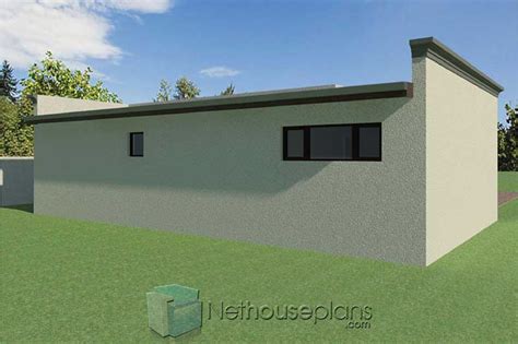2 Room House Plans South Africa Flat Roof Design