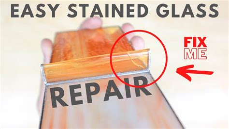 How To Repair Broken Stained Glass Easy Level Youtube