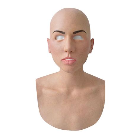 Funny Mask Latex Skin Fake Bald Head Unisex Film Fashion Party Dress Skin Head Wig Cap Latex