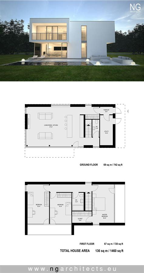 Modern Minimalist House Plan 000 007 Ank Studio Ank Studio 089