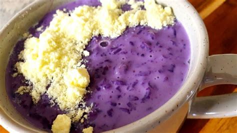 Ube Champoradohow To Make Purple Yam Sweet Rice Porridge Youtube