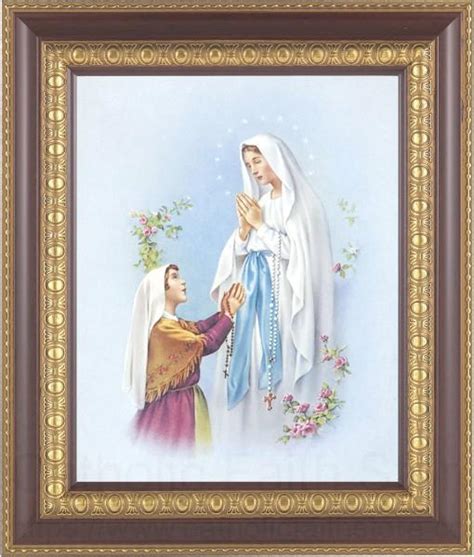 126 Frame Our Lady Of Fatima Framed Print