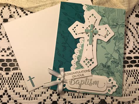 Baptism Card Congratulations On Your Baptism Card Etsy
