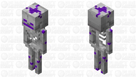 Corrupted Skeleton Minecraft Mob Skin